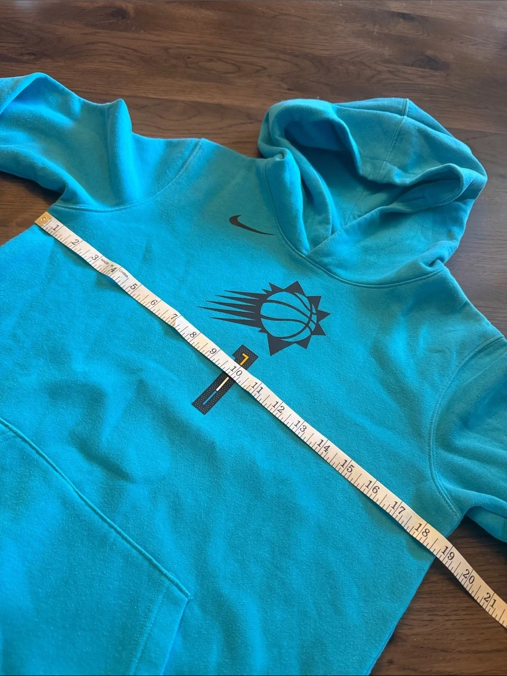 Nike NBA Youth Large 14/16 Turquoise Phoenix Suns Booker 1 Hooded Sweatshirt